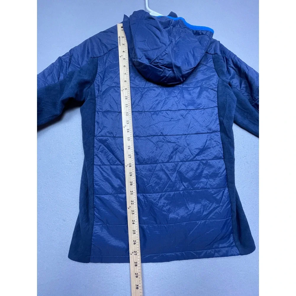 Columbia Hybrid Jacket Polyester Nylon Navy Blue XL (18/20) Youth Boys